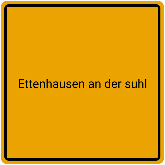Meldebestätigung Ettenhausen an der Suhl